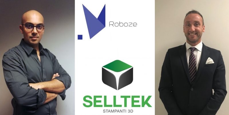 Roboze espande la rete italiana con Selltek