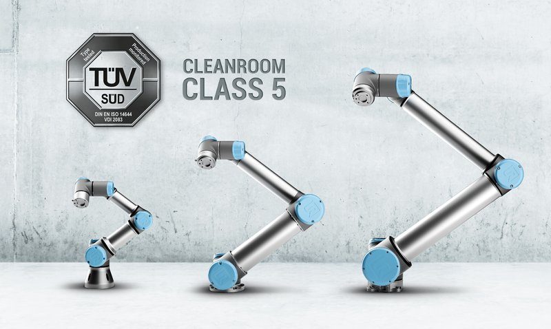 Universal Robots certificata TÜV per applicazioni in camera bianca