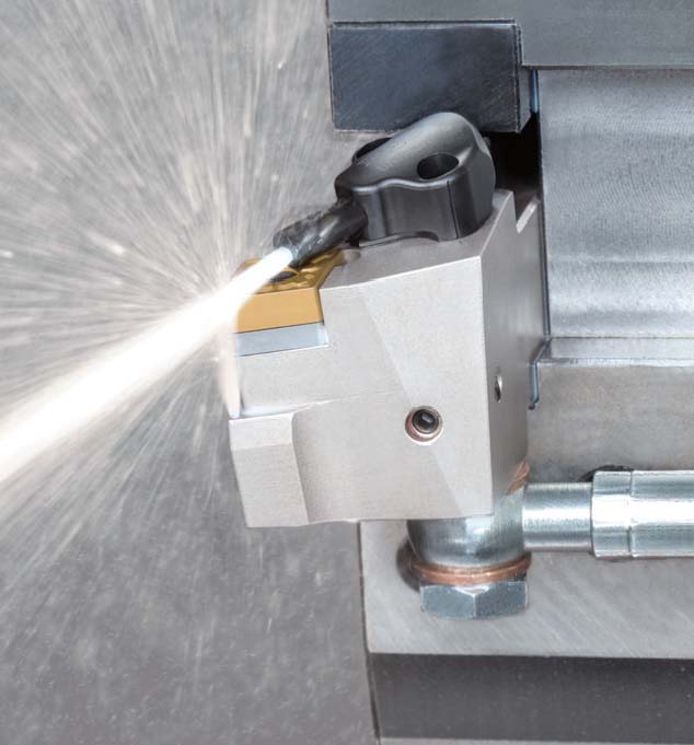 Tungaloy TUNGJET con dispositivo per la refrigerazione ad alta pressione