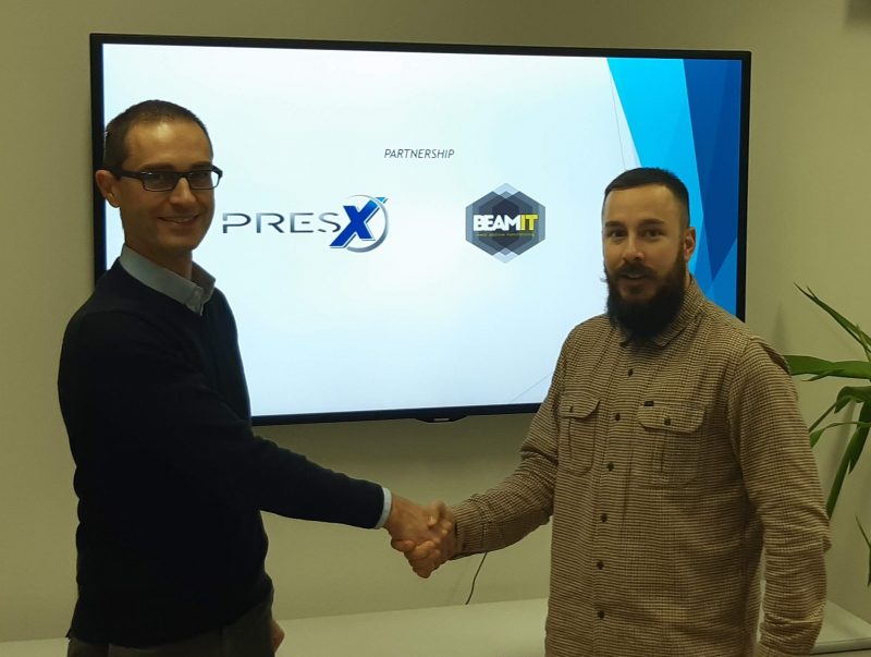 Beamit, partecipazione in Pres-X