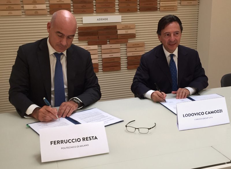 Politecnico di Milano e Camozzi Group, collaborazione per la ricerca e la formazione scientifica