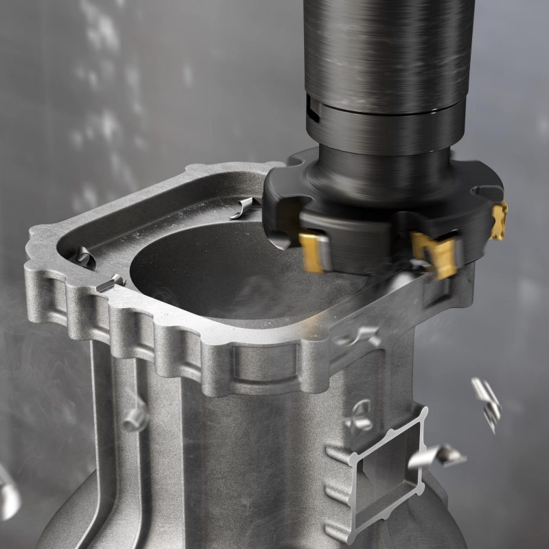 CoroMill MF80, spianatura e fresatura spallamenti ad alte prestazioni