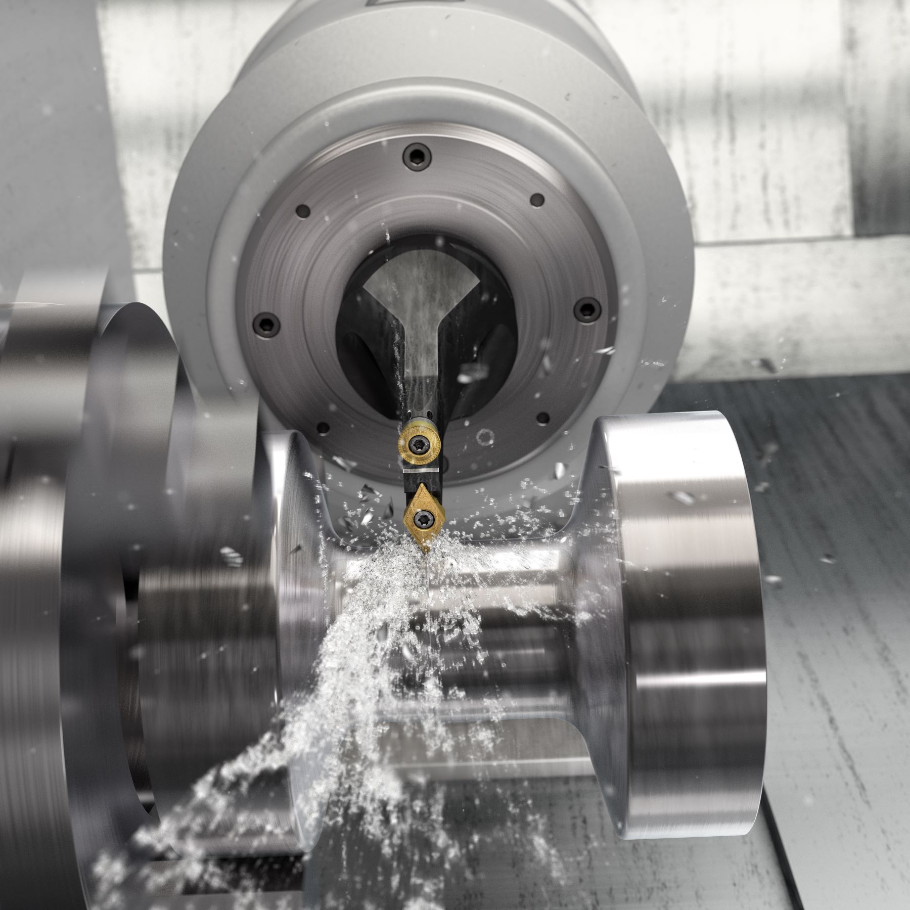 Sandvik Coromant sviluppa la tornitura lungo l'asse y Techmec