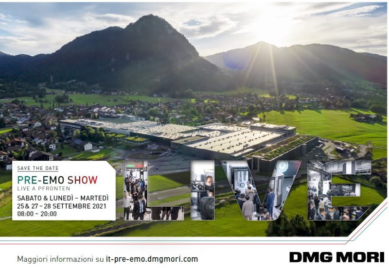 DMG Mori, pre-EMO show “live” a Pfronten in Baviera