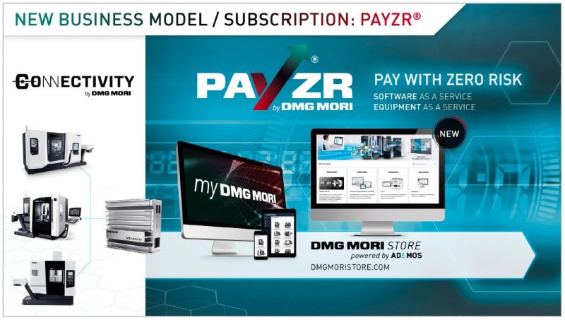 DMG Mori lancia PayZR con Abbonamento & All-In anziché Investimento & Acquisto