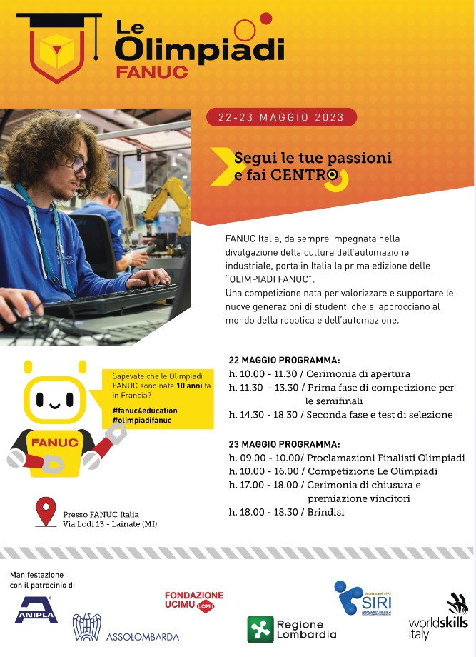 Olimpiadi Fanuc della robotica a Milano