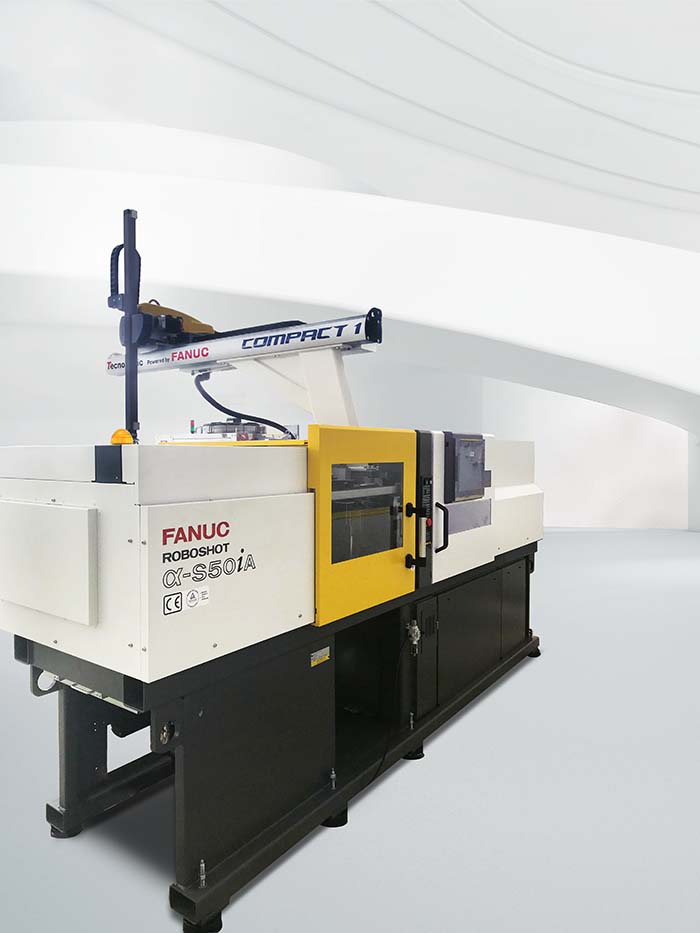 L’isola 100% FANUC per lo stampaggio a iniezione