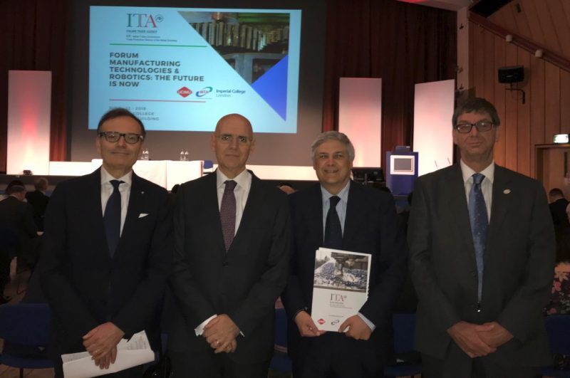 Manufacturing Technologies and Robotics, l’industria italiana si presenta al mercato britannico