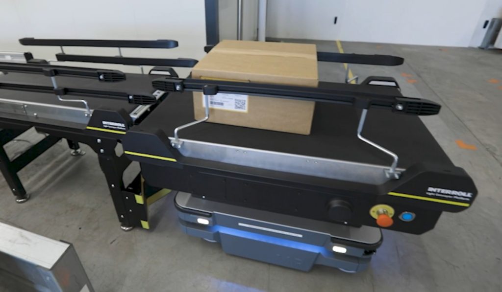 Interroll, modulo trasportatore per i robot MiR