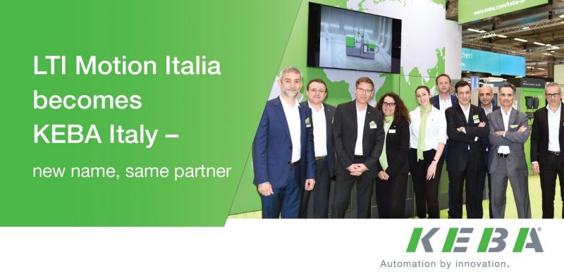 LTI Motion Italia diventa Keba Italy