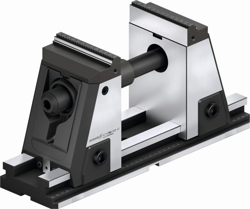 Kontec KSX-C2, la morsa 5 assi SCHUNK precisa e modulare
