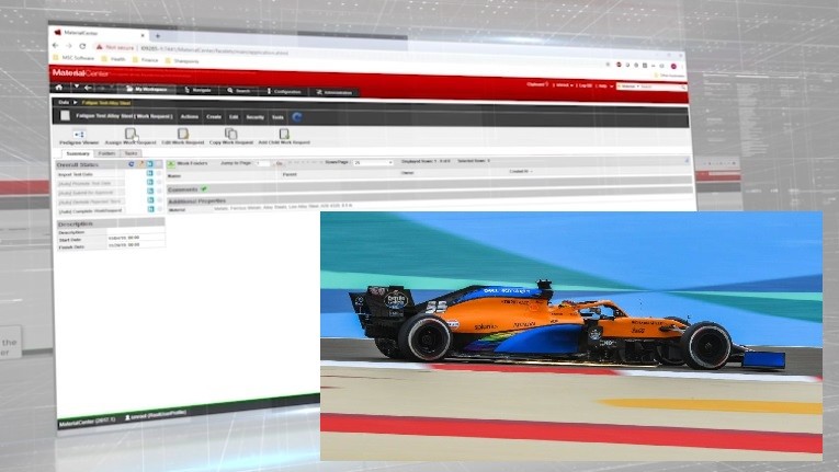 McLaren Racing accelera la realizzazione di un’auto di F1 grazie a un uso ottimale dei materiali