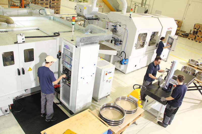 Produzione NKE di cuscinetti di grandi dimensioni, record produttivo a Steyr nel 1° trimestre 2020