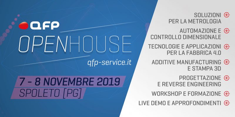QFP, porte aperte a Spoleto il 7-8 novembre