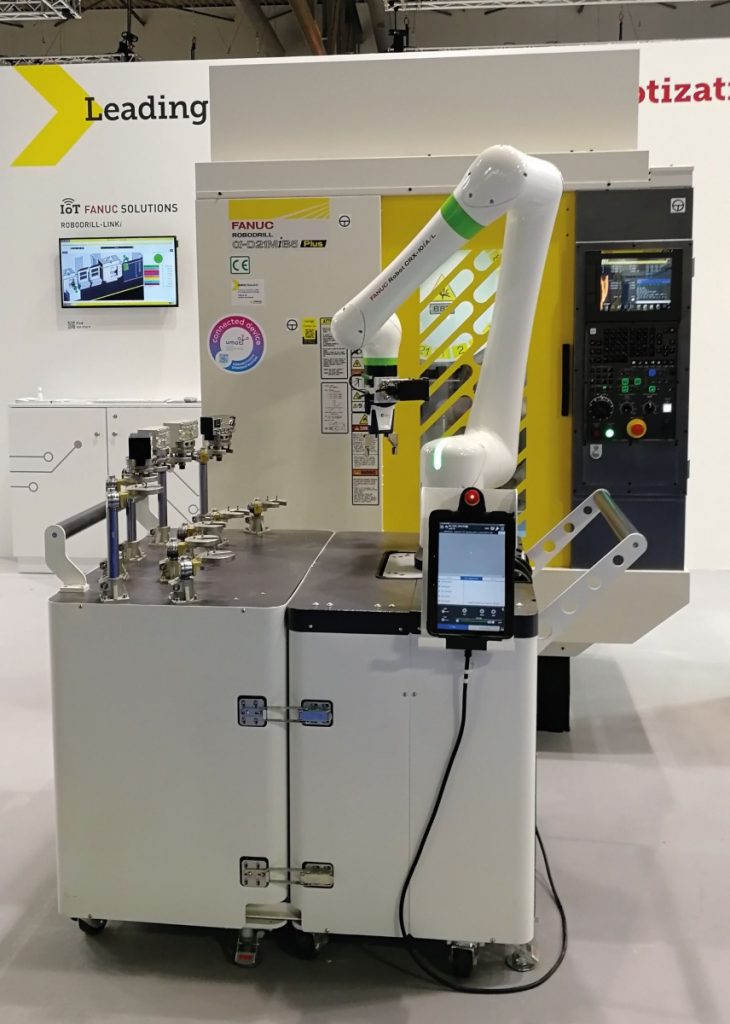 ROBODRILL FANUC con cobot CRX
