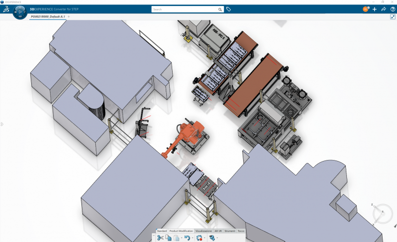 La startup Robot at Work con Dassault Systèmes per simulare il comportamento della robotica