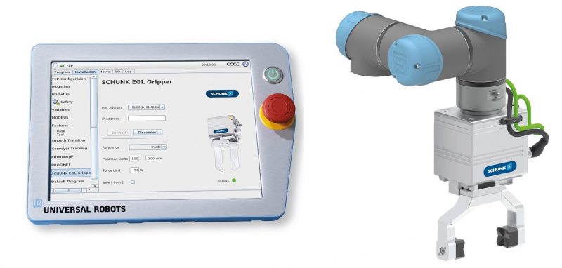 Schunk ha ampliato il portfolio Plug & Work per Universal Robots