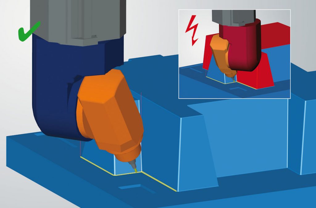 Sistema anti collisione VIRTUAL Machining Center