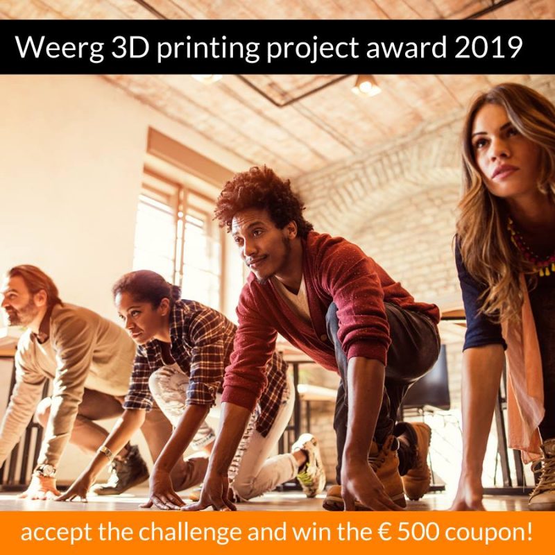 Weerg 3D Printing Project Award: torna il premio per il design più iconico
