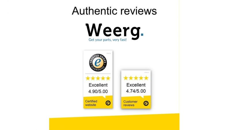 L’e-commerce Weerg.com ora è certificato Trusted Shops