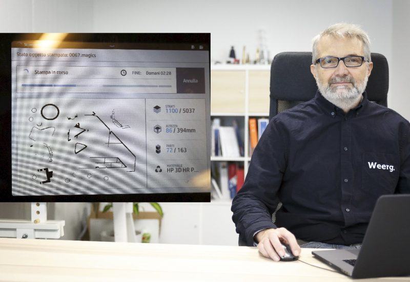 Da Weerg la più grande installazione al mondo di sistemi HP Jet Fusion 4210 per stampa 3D