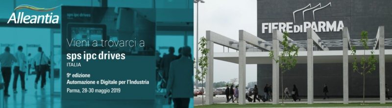 Alleantia a Fiere di Parma per SPS Italia 2019
