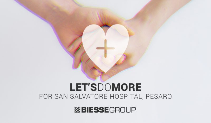 Biesse Group, 100.000 euro all’Ospedale San Salvatore di Pesaro e raccolta fondi “Let’s Do More”