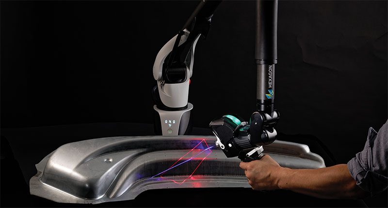 Nuovo scanner laser 3D ad alta produttività per l’Absolute Arm di Hexagon