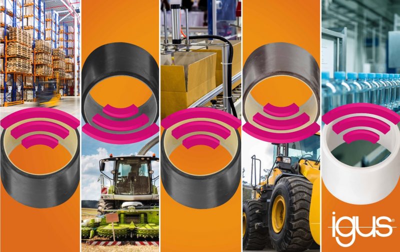 5 volte intelligente: igus lancia la prima serie di cuscinetti intelligenti, disponibili a catalogo