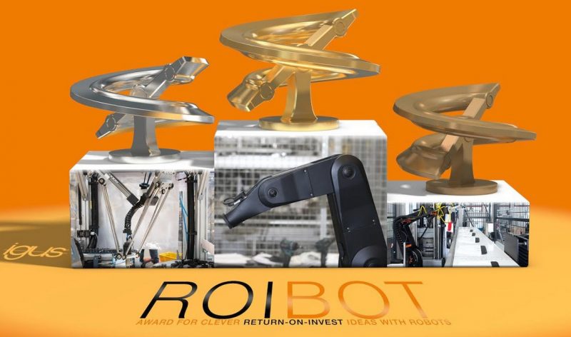 ROIBOT Award, igus cerca applicazioni di robotica low-cost in tutto il mondo