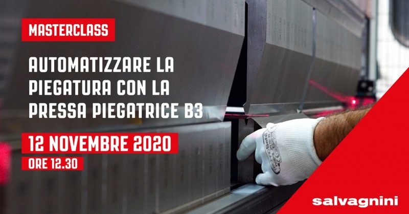 Salvagnini, nuova masterclass sulla piegatura